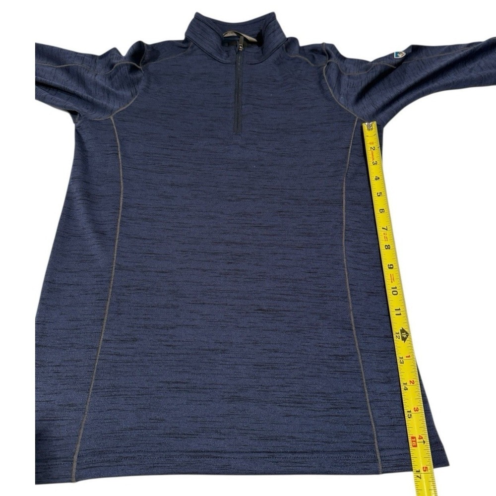 Kuhl 1/4 Zip Pullover Sweater‎ Youth L 14-16 Blue Hiking Outdoors - Picture 5 of 14